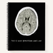 So sieht Depressionen aus.CTFOD Notizblock (Vorderseite)