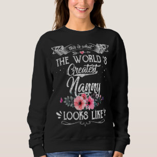 So sieht der größte Kindermädchen der Welt aus. Sweatshirt