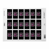 So sieht die größte Mama der Welt aus wie Mothe Adressaufkleber (Vorne)