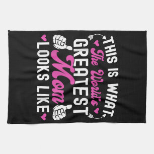 So sieht die größte Mama der Welt aus wie Mothe Geschirrtuch