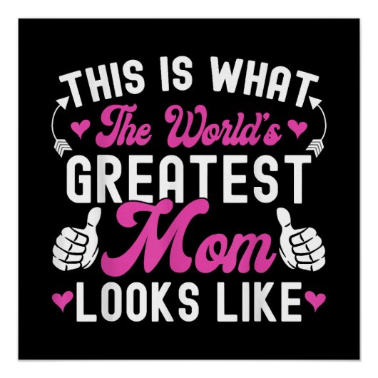 So sieht die größte Mama der Welt aus wie Mothe Poster (Vorderseite)