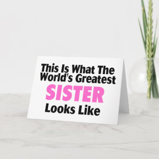 So sieht die größte Schwester der Welt aus Karte