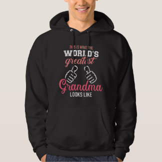 So sieht die weltbeste Oma aus  Hoodie