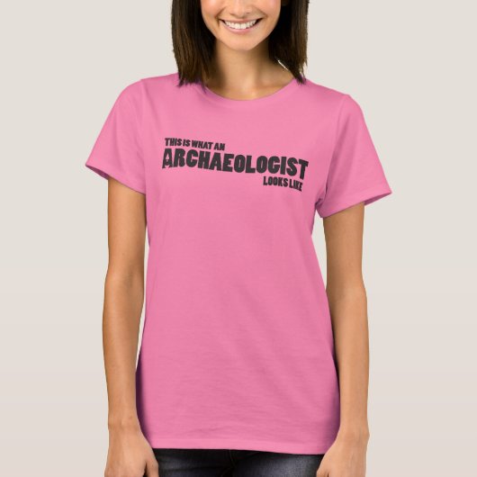 "So sieht ein Archäologe aus" Panzer T-Shirt (Vorderseite)