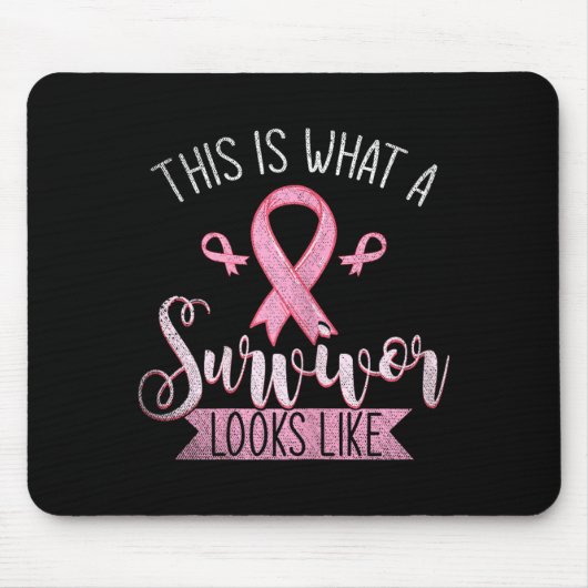 So sieht ein Brustkrebsüberlebender aus Mousepad (Vorne)