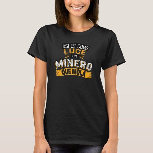 So sieht ein cooler Bergmann aus T-Shirt (Vorderseite)
