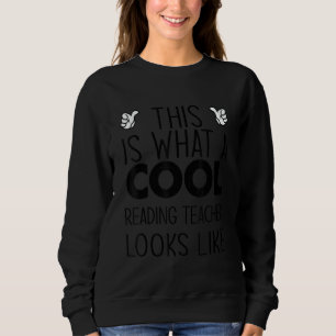 So sieht ein cooler Leselhrer aus Sweatshirt
