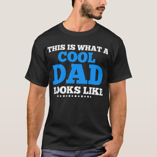 So sieht ein Cooler Vater aus T-Shirt (Vorderseite)