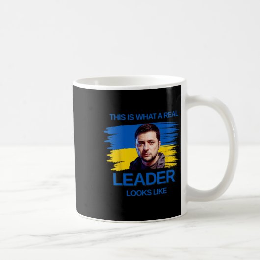 So sieht ein echter Führer aus Unterstützen Sie Se Kaffeetasse (Rechts)