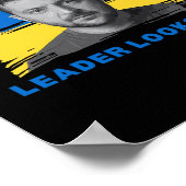 So sieht ein echter Führer aus Zelensky Ukr Poster (Ecke)