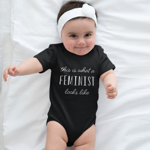 So sieht ein Feminist aus Baby Strampler