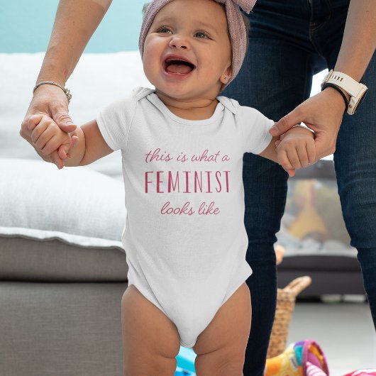 So sieht ein Feminist aus Baby Strampler
