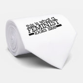 So sieht ein Feminist aus Krawatte (Gerollt)