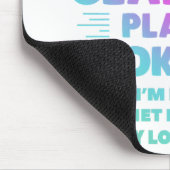 So sieht ein Gay Clarinet Player aus wie LGBT Mousepad (Ecke)