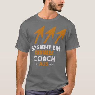 SO SIEHT EIN GENIUS COACH Schwimmsportgeschenk T-Shirt