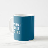 So sieht ein Gewinner aus Kaffeetasse (Vorderseite Links)