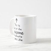 So sieht ein großartiger Absolvent aus Kaffeetasse (Vorderseite Links)