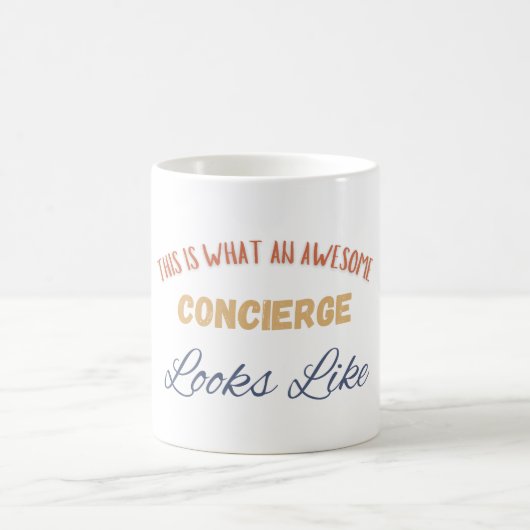 So sieht ein großartiger Concierge aus Kaffeetasse (Mittel)