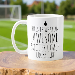 So sieht ein großartiger Fußballtrainer aus Kaffeetasse