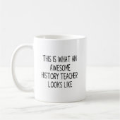 So sieht ein großartiger Geschichtslehrer aus Kaffeetasse (Links)