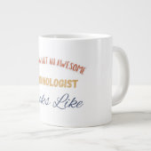 So sieht ein großartiger Immunologe aus Jumbo-Tasse (Vorderseite Rechts)