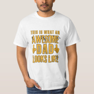 So sieht ein großartiger Vater aus T-Shirt