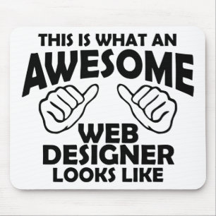 So sieht ein großartiger Webdesigner aus Mousepad