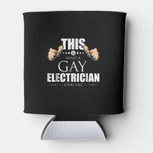 So sieht ein homosexueller Elektriker aus wie LGBT Dosenkühler