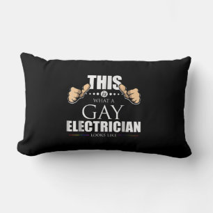 So sieht ein homosexueller Elektriker aus wie LGBT Lendenkissen