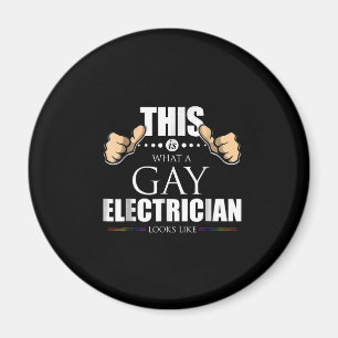 So sieht ein homosexueller Elektriker aus wie LGBT Magnet