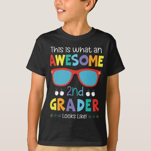 So sieht ein Phantastischer 2. Grader aus! T-Shirt (Vorderseite)