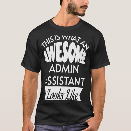So sieht ein Phantastischer Admin-Assistent aus T-Shirt (Vorderseite)