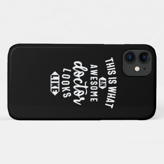 So sieht ein Phantastischer Arzt aus Case-Mate iPhone Hülle (Rückseite (Horizontal))