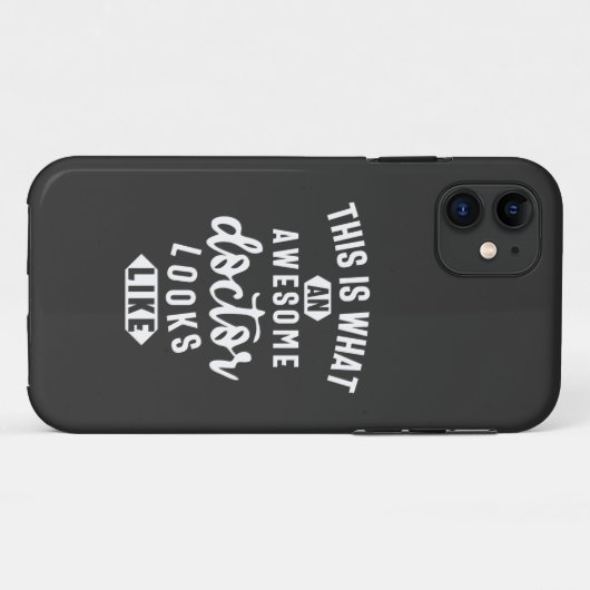 So sieht ein Phantastischer Arzt aus Case-Mate iPhone Hülle (Rückseite (Horizontal))