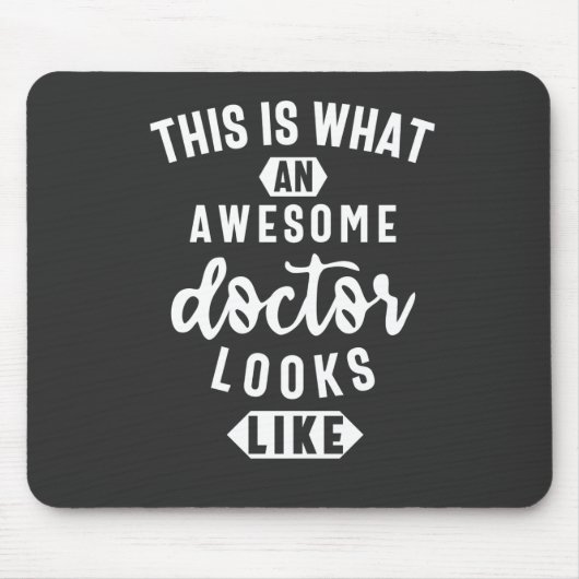 So sieht ein Phantastischer Arzt aus Mousepad (Vorne)