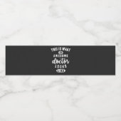 So sieht ein Phantastischer Arzt aus Wasserflaschenetikett (Einzelnes Label)