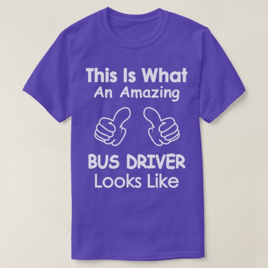 So sieht ein phantastischer Busfahrer aus T-Shirt (Design vorne)