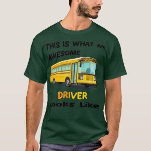 So sieht ein Phantastischer Busschulfahrer Li aus T-Shirt