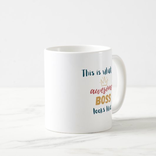 So sieht ein phantastischer Chef aus Kaffeetasse (VorderseiteRechts)