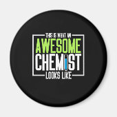 So sieht ein Phantastischer Chemist aus Magnet (Vorne)