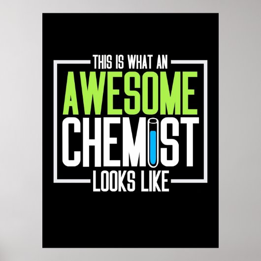 So sieht ein Phantastischer Chemist aus Poster (Vorne)