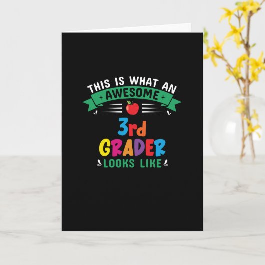 So sieht ein Phantastischer Dritter aus Karte (Gelbe Blume)