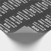 So sieht ein phantastischer großer Bruder aus  Geschenkpapier (Ecke)