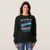So sieht ein Phantastischer Lehrer aus Sweatshirt (Vorne ganz)