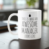 So sieht ein Phantastischer Manager aus Kaffeetasse