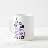 So sieht ein Phantastischer Maniküre aus, wie Nail Kaffeetasse (Vorderseite Links)