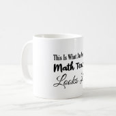 So sieht ein Phantastischer Mathematiklehrer aus Kaffeetasse (Vorderseite Links)
