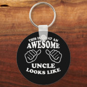 So sieht ein Phantastischer Onkel aus Schlüsselanhänger (Vorderseite)