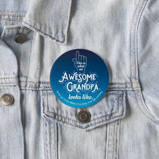 So sieht ein Phantastischer Opa aus wie Ombre Button (Beispiel)