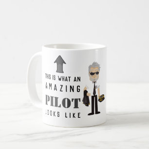 So sieht ein Phantastischer PILOT aus wie eine Kar Kaffeetasse